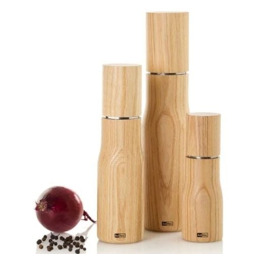 AdHoc Levo Ash Wood Pepper Or Salt Mill Ø5xH15cm