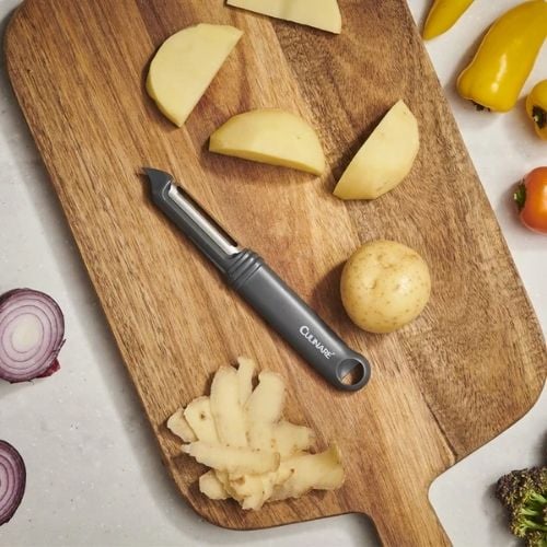 Culinare Swivel Straight Peeler L16.5cm, Grey