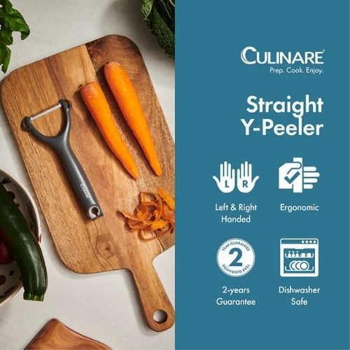 Culinare Safety Straight Y-Peeler L17cm, Grey