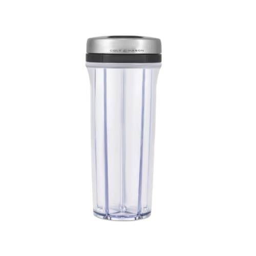 Cole & Mason Acrylic Herb & Spice Storage Container with Lid Ø8xH19.5cm,Saunderton