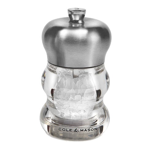 Cole & Mason Precision Acrylic Salt Mill L5.5xH10cm,Ascot