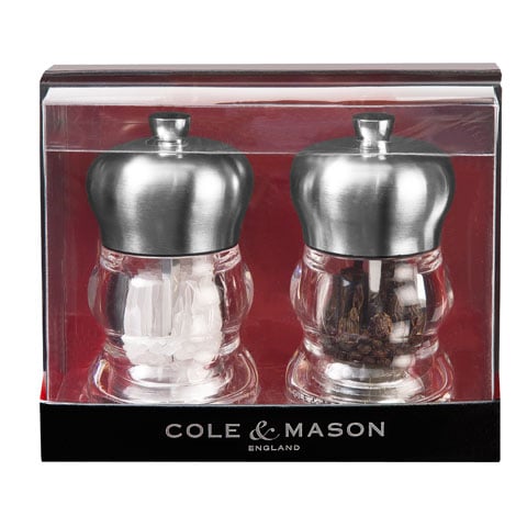 PRECISION ACRYLIC SALT & PEPPER MILL