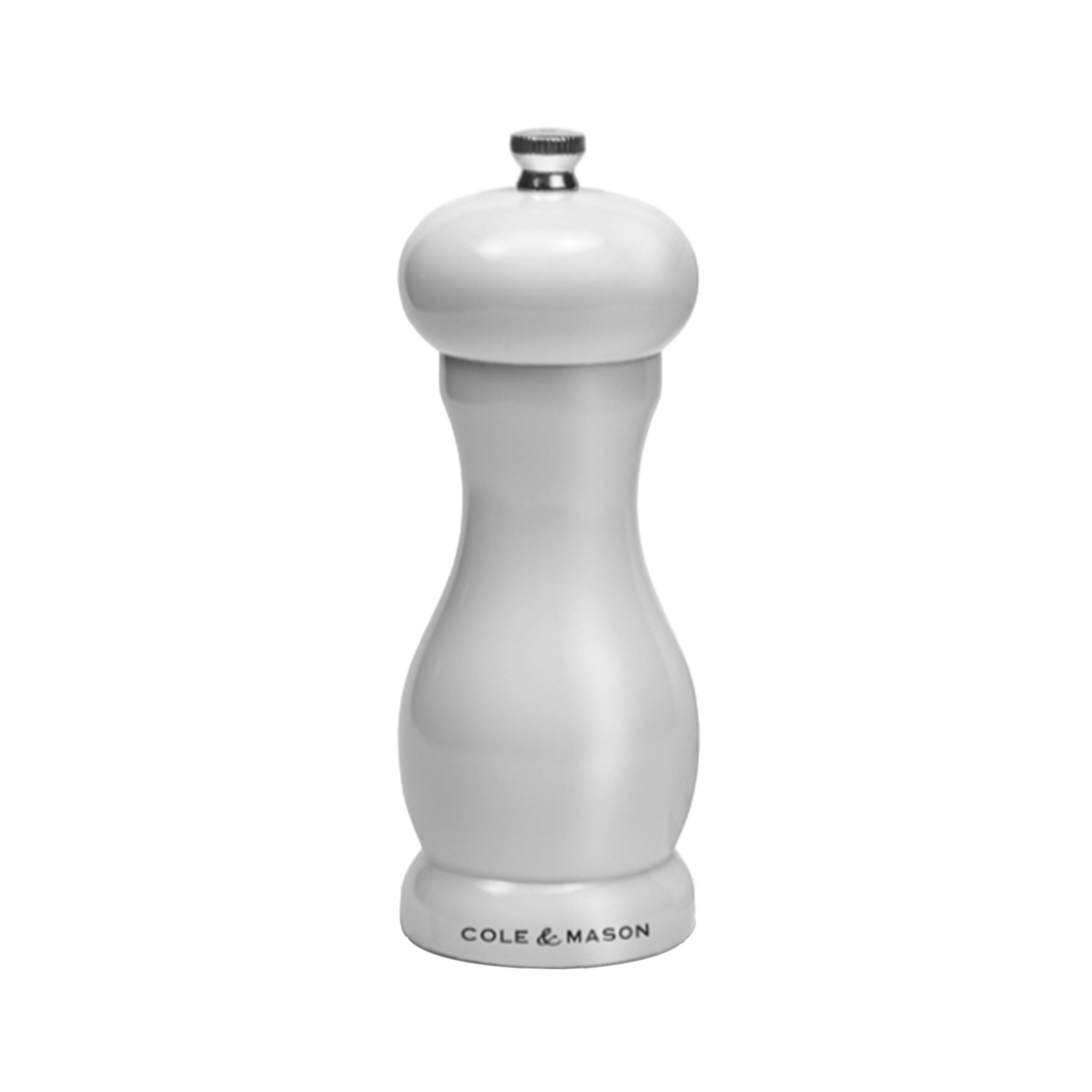 Cole & Mason Precision Pepper Mill 15.5cm,White Gloss, Oxford