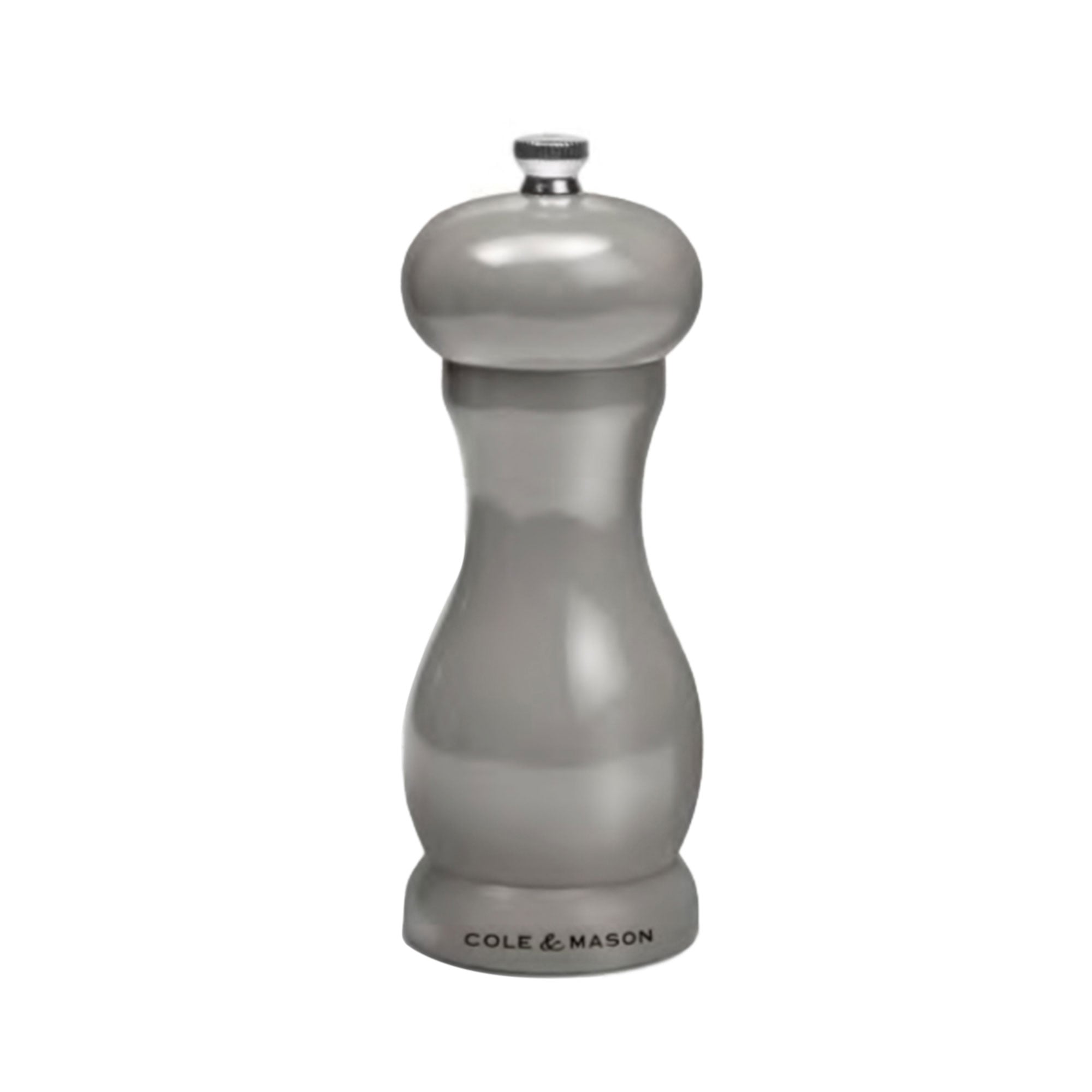 Cole & Mason Precision Pepper Mill 15.5cm,Grey Gloss, Oxford