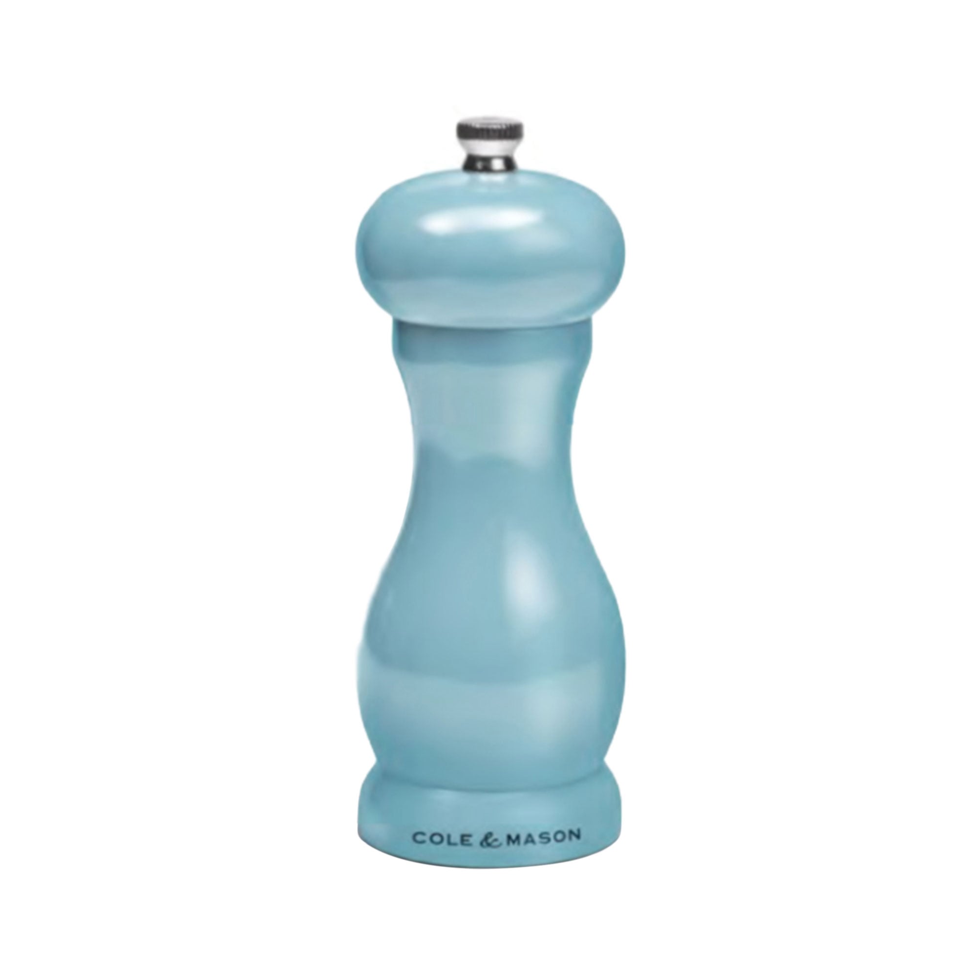 Cole & Mason Precision Pepper Mill 15.5cm,Blue Gloss, Oxford