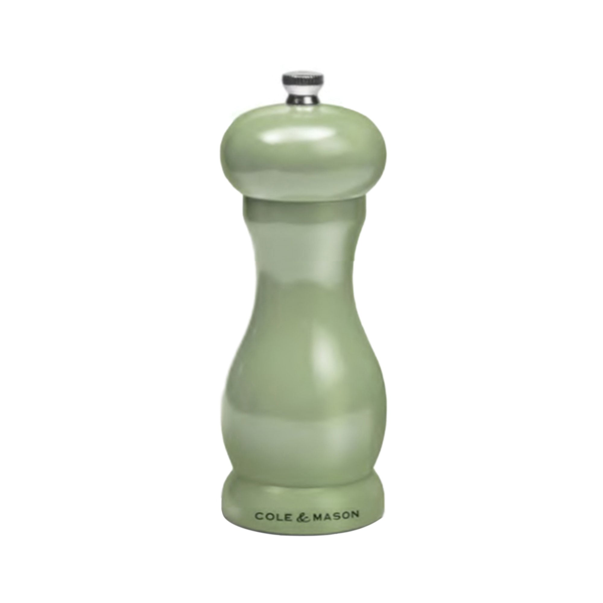 Cole & Mason Precision Salt Mill 15.5cm,Green Gloss, Oxford