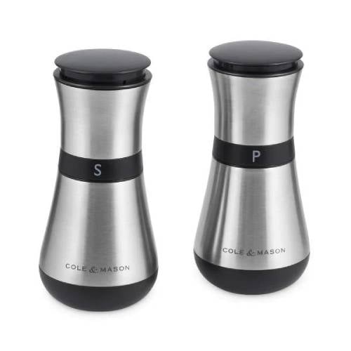 S/S SALT & PEPPER MILLS GIFT SET