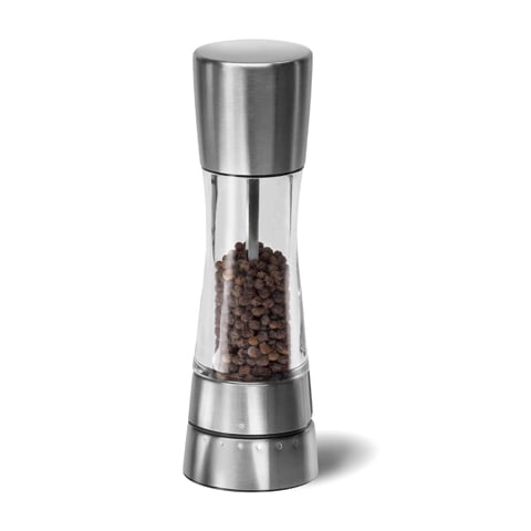 Zyliss Stainless Steel Pepper Mill with Carbon Steel Mechanism H19cm,Derwent