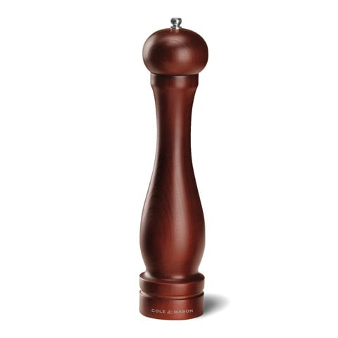 Cole & Mason Wdn Pepper Mill with Carbon Steel Mechanism H31.5cm,Forest Capstan