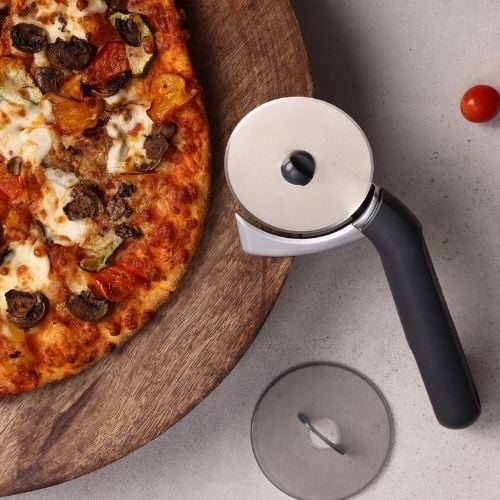 Zyliss Acrylonitrile Butadiene Styrene Pizza & Pastry Cutter Cutter, Gray