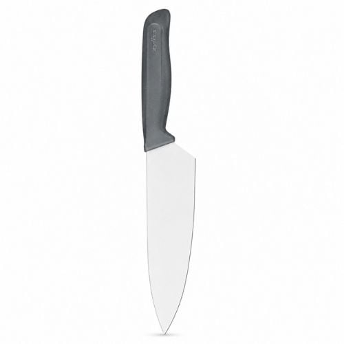Zyliss Stainless Steel Chef Knife With Translucent Blade Cover 17.6cm, Gray, Utility