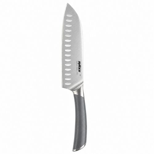 Zyliss Stainless Steel Santoku Knife 18.5cm, Gray, Comfort Pro