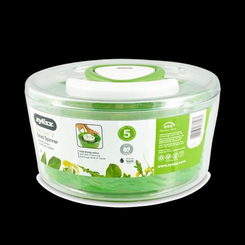 Zyliss Salad Spinner Ø21.5xH13cm,Small, Green, Easy Spin 2