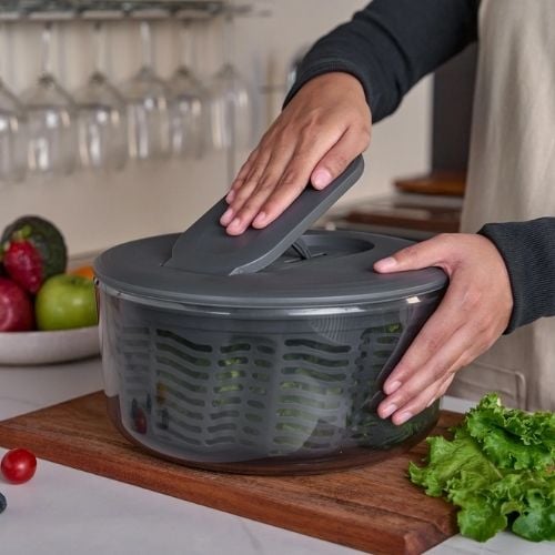 Zyliss Styrene Acrylonitrile Large Swift Dry Salad Spinner