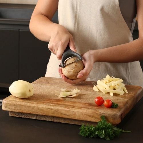 Zyliss Polypropylene Universal Y Peeler, Gray