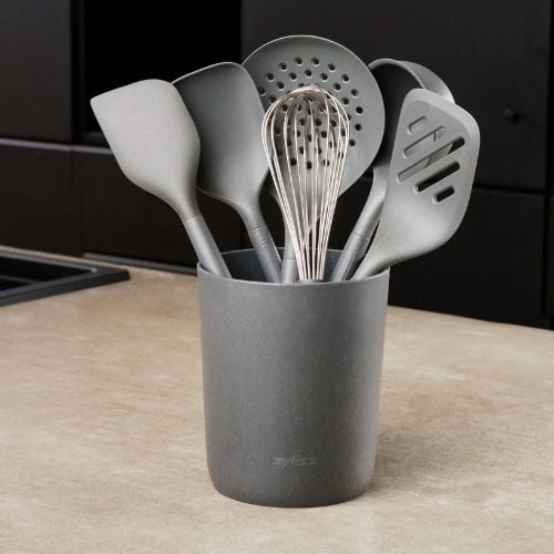 Zyliss Polybutylene Terephthalate 7-Piece Utensil Set , Gray