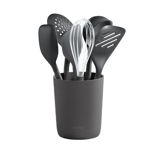 Zyliss Polybutylene Terephthalate 7-Piece Utensil Set , Gray