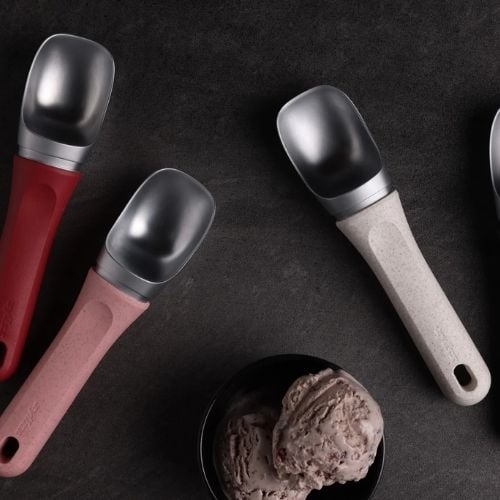 Zyliss Polypropylene Ice Cream Scoop, Beige
