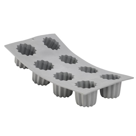 SILICONE 8-PORTION BORDELAIS MOULD