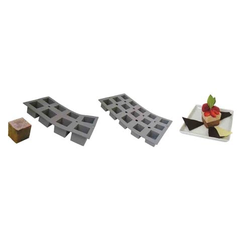 De Buyer Elastomoule Silicone 15-Portion Mini Cube Mould