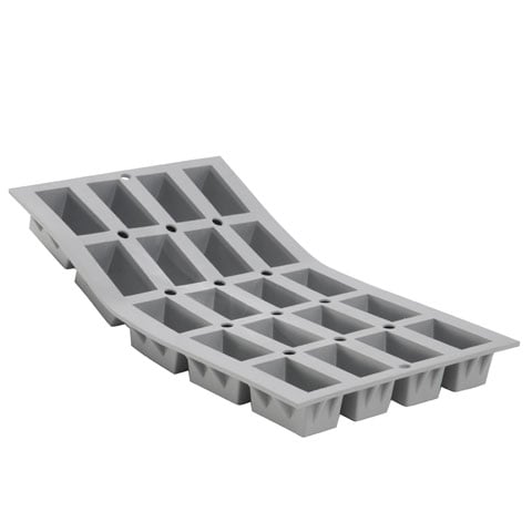 De Buyer Elastomoule Silicone 20-Portion Mini Cake Mould