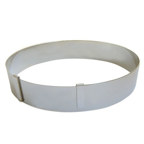 S/S EXPANDABLE ROUND PASTRY RING