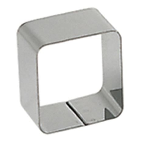 De Buyer Stainless Steel Square Pastry Ring With Round Angles