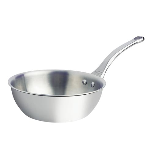 De Buyer Affinity Stainless Steel Flaired Saute Pan