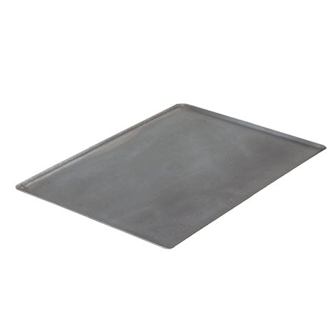 De Buyer Black Steel Baking Tray With 45° Rim L40xW30xH1