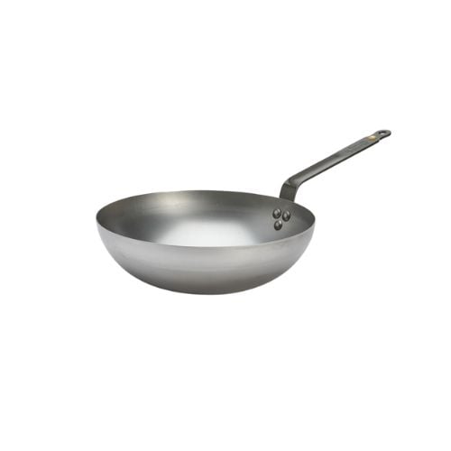 De Buyer Mineral B Steel Round Wok Ø28xH15.9cm