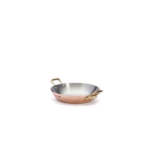 De Buyer Inocuivre Copper Round Dish With 2 Handles Ø16xH3cm