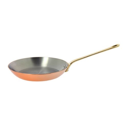 De Buyer Inocuivre Copper Round Frypan With Handle Ø20xH3cm