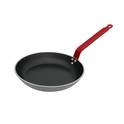 De Buyer Choc Aluminium Non-Stick Fry-Pan With Red Handle Ø24xH3.5cm