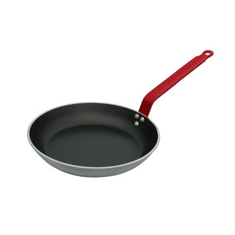De Buyer Choc Aluminium Non-Stick Fry Pan With Induction & Red Handle Ø24xH3.5cm
