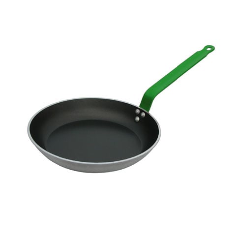 De Buyer Choc Aluminium Non-Stick Fry Pan With Induction & Green Handle Ø28xH4cm