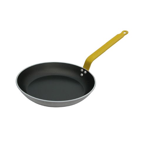 De Buyer Choc Aluminium Non-Stick Fry Pan With Induction & Yellow Handle Ø32xH4.5cm