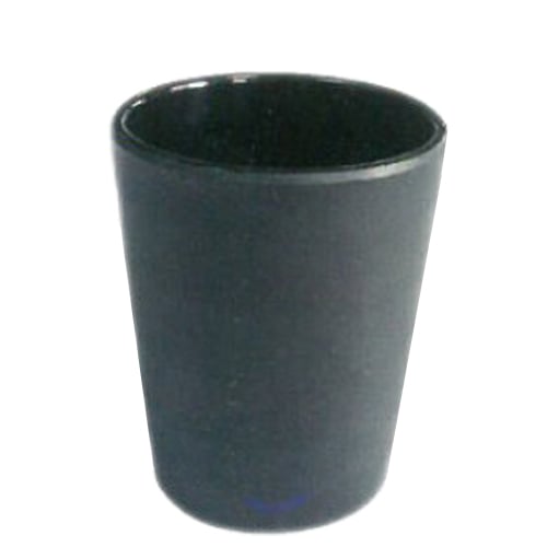 Inmiron Melamine Tea Cup 3" Black