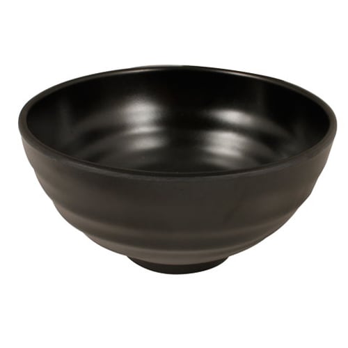 Inmiron Melamine Udon Bowl Black Ø14cm