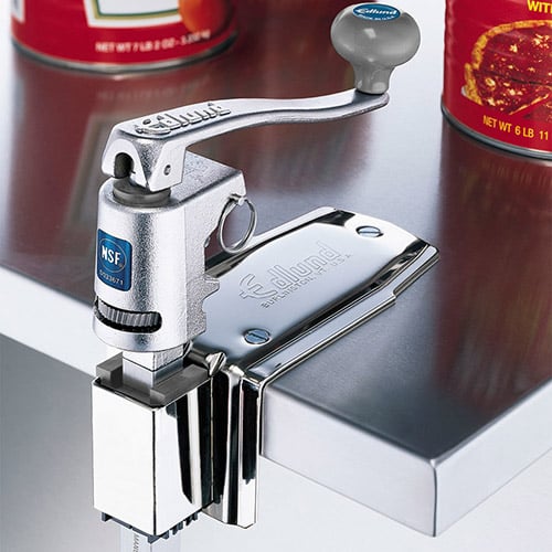 Edlund #U-12S Manual Can Opener with Stainless Steel Base