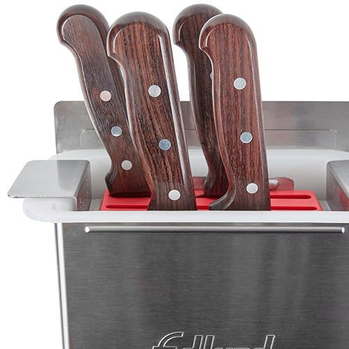 STAINLESS STEEL KNIFE SANITIZING RACK