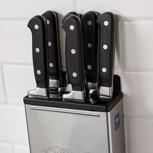 Edlund Model KR-50, Knife Rack with 12" Skirt & Stainless Steel Black Plate