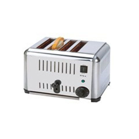 Stainless Steel 4-Slots Toaster, 230V/50Hz/1800W