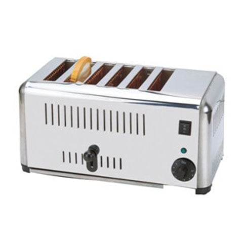 Stainless Steel 6-Slots Toaster,230V/50Hz/2500W