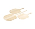 Alegacy Wooden Pizza Peel, Blade L35.6Xw30.5cm, Total Length L91.4cm