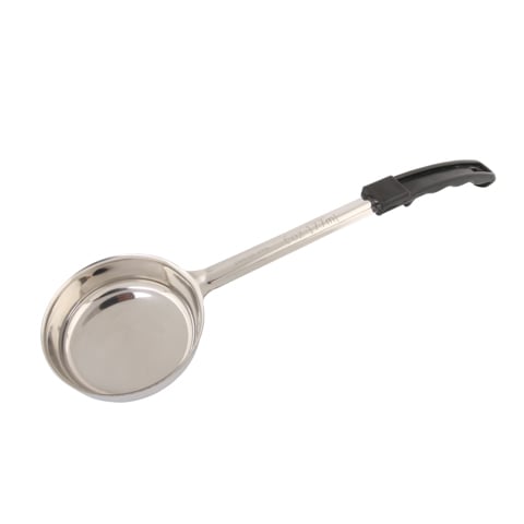 Alegacy Stainless Steel One-Pc Solid Food Portioners 6Oz, Black Handle