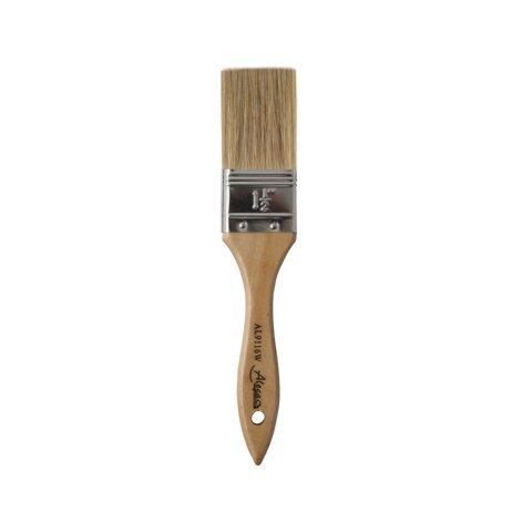 PASTRY BRUSH WITH STAINLESS STEEL BAND & WOODEN HANDLE