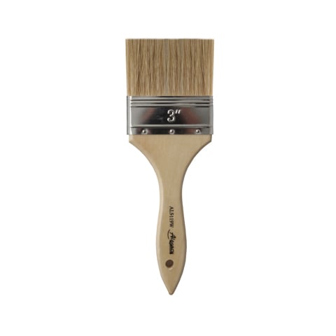 PASTRY BRUSH WITH STAINLESS STEEL BAND & WOODEN HANDLE