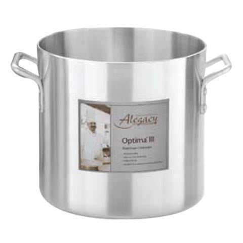 (11-01716) ALUM STOCK POT Ø14xH13", 32qt/30.3L OPTIMA  III, ALEGACY