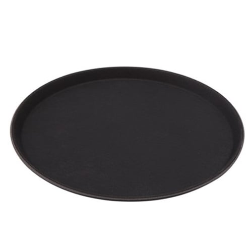 Alegacy Round Non-Slip Tray Ø35.6cm, Black