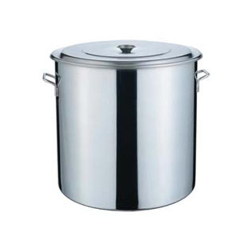 Stainless Steel Stock Pot With Lid Ø35xH35cm, 33L